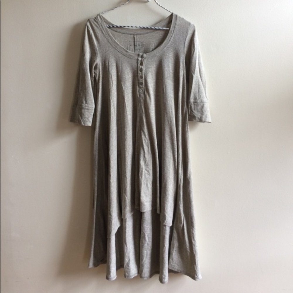 Free People Asymmetrical Henley Dress
